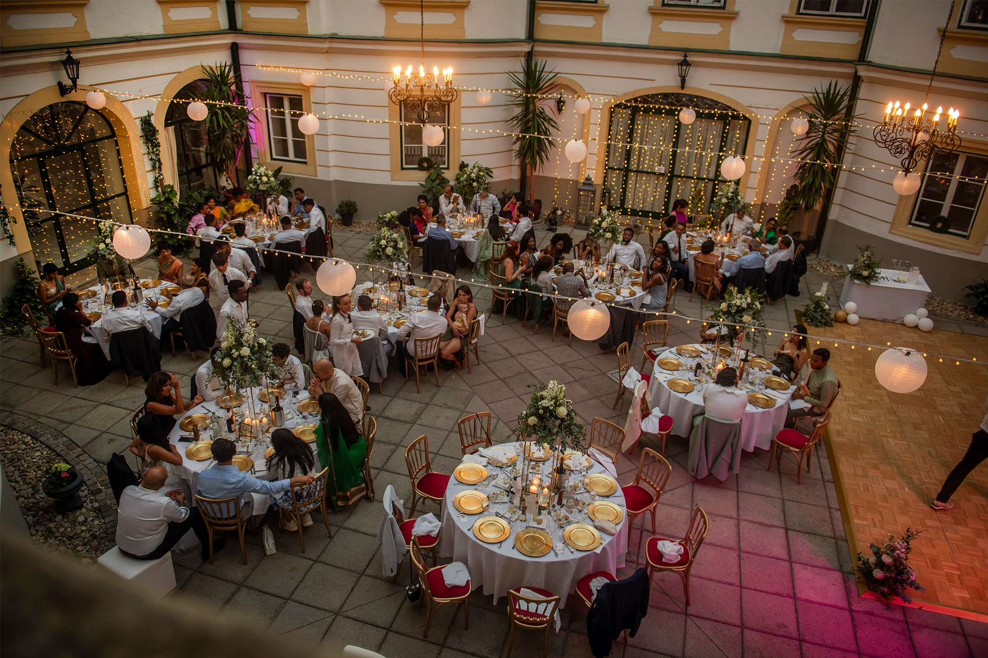 Schwarz Hirsch Impression Hochzeit Margarethen am Moos